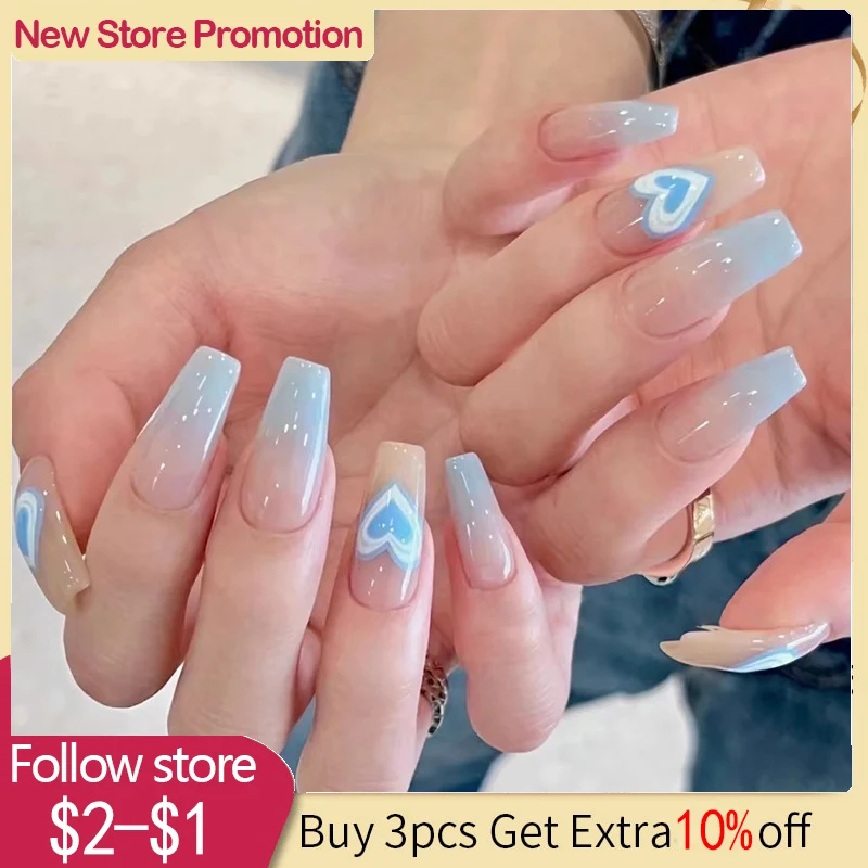24pcs Klein Blue Fake Nails 2023 New Wearable False Nails Full Cover Press On Manicure Detachable Finished Fingernails
24pcs Klein Blue Fake Nails 2023 New Wearable False Nails Full Cover Press On Manicure Detachable Finished Fingernails
