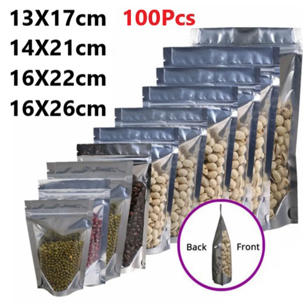 Brand New Kitchen Refrigerator Stand Up Pouch Pouchs Aluminum Light Resistant Moisture Proof Resealable Silver
Brand New Kitchen Refrigerator Stand Up Pouch Pouchs Aluminum Light Resistant Moisture Proof Resealable Silver