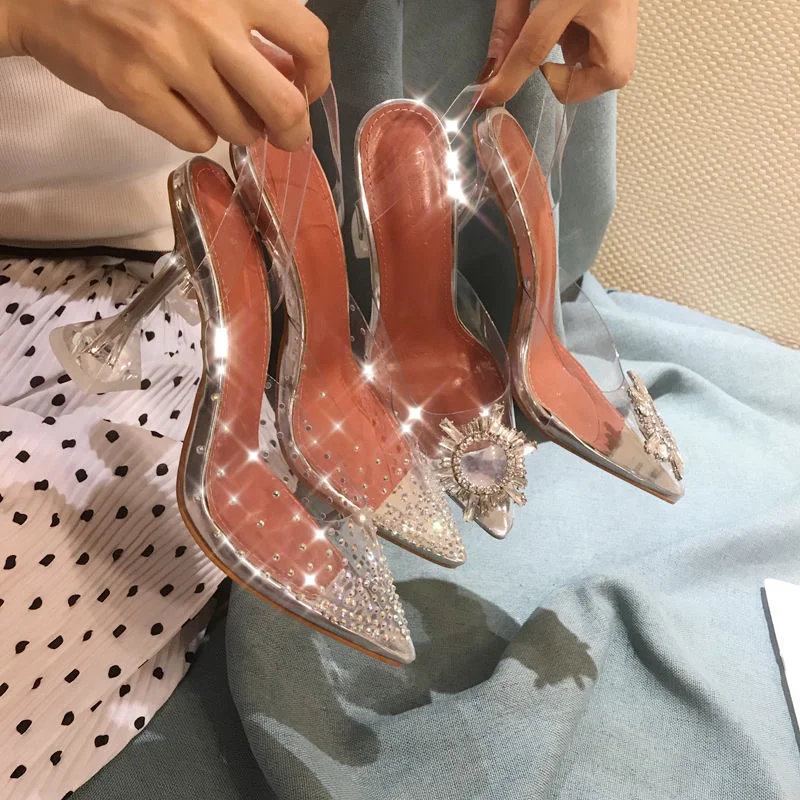 Luxury Women Pumps Transparent Sandals PVC Sexy High Heels Shoes Pointed Toe Slip-on Comfy Party Wedding Fashion Shoes for Women
Luxury Women Pumps Transparent Sandals PVC Sexy High Heels Shoes Pointed Toe Slip-on Comfy Party Wedding Fashion Shoes for Women