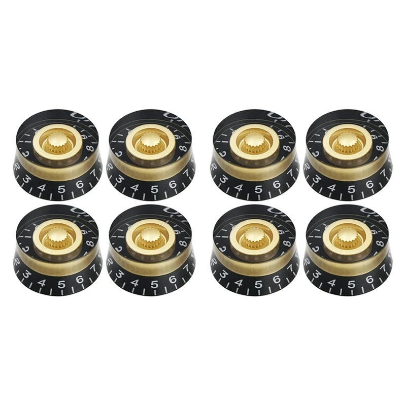 8Pcs Volume Tone Speed Control Knobs For Les Paul LP Style Bass Electric Guitar Parts, Transparent Golden
8Pcs Volume Tone Speed Control Knobs For Les Paul LP Style Bass Electric Guitar Parts, Transparent Golden
