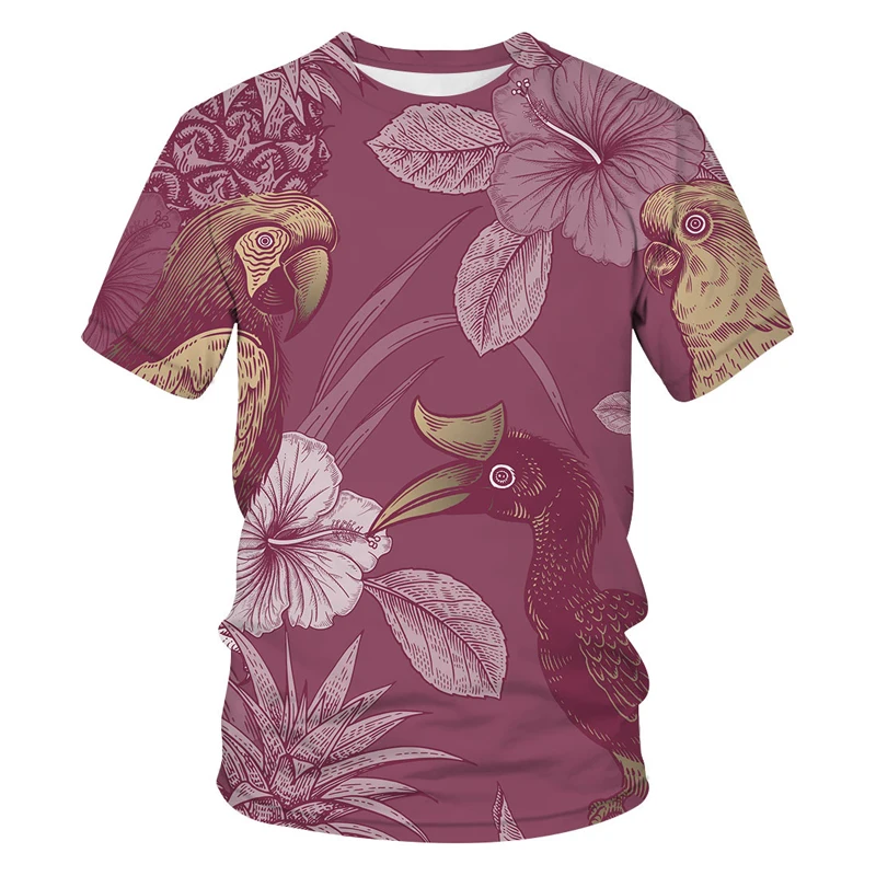 2021 Retro style Animal Bird Men Tshirt 3D Printed Summer O-Neck Daily Casual Funny T shirt Street hip hop style Simplicity Tops
2021 Retro style Animal Bird Men Tshirt 3D Printed Summer O-Neck Daily Casual Funny T shirt Street hip hop style Simplicity Tops