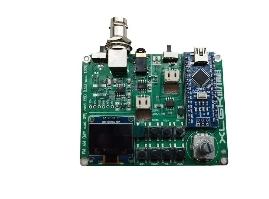 Original SI4732 All Band Radio Receiver Support FM AM (MW and SW) SSB (LSB and USB)
Original SI4732 All Band Radio Receiver Support FM AM (MW and SW) SSB (LSB and USB)