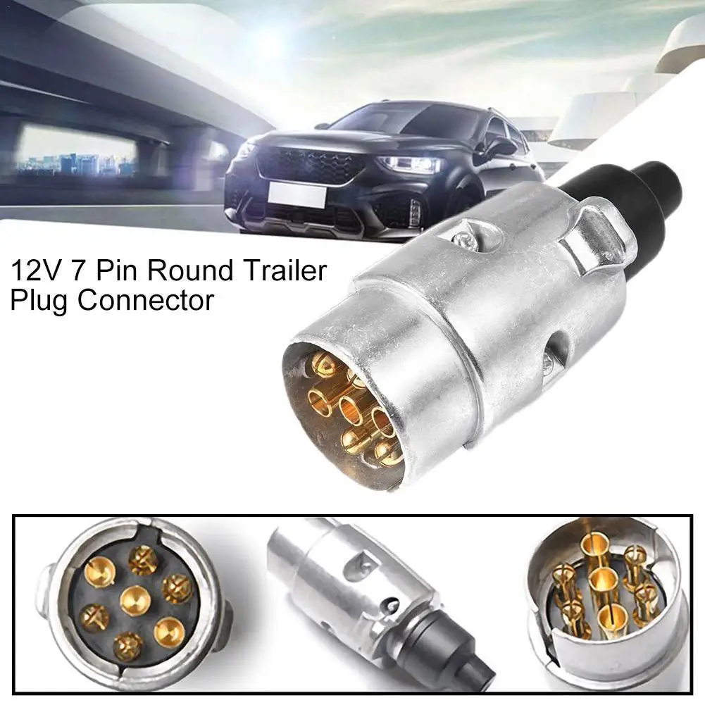 Car Light Connector 12V 7 Pin Large Metal Round Plug Trailer Light Connector For Boat/Caravan/Car/Truck Car Light Plug
Car Light Connector 12V 7 Pin Large Metal Round Plug Trailer Light Connector For Boat/Caravan/Car/Truck Car Light Plug