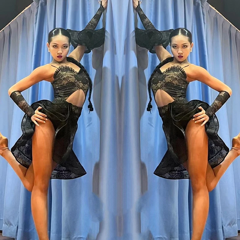 Latin Dance Performance Costumes For Women Sling Tops Lace Fishbone Skirt Training Suit Latin Dance Competition Dress DQS11868
Latin Dance Performance Costumes For Women Sling Tops Lace Fishbone Skirt Training Suit Latin Dance Competition Dress DQS11868