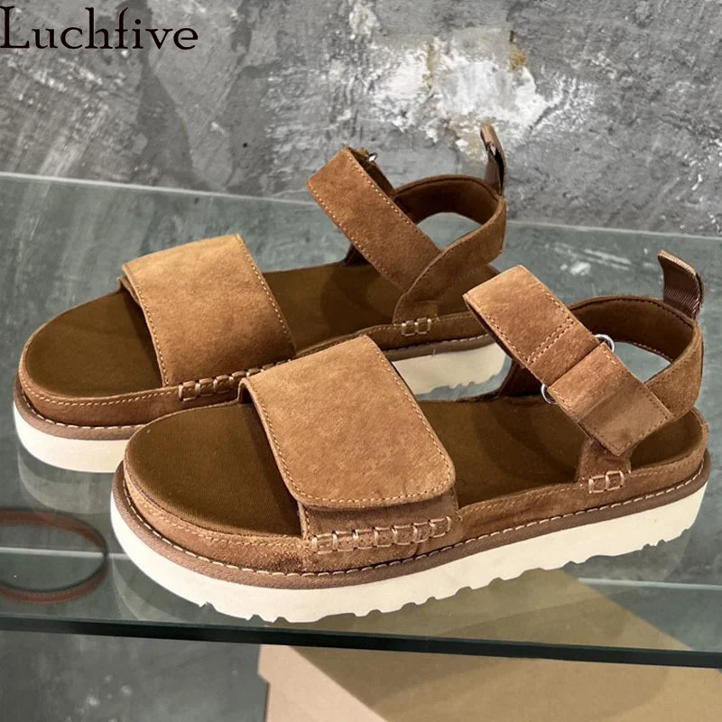 New Thick Soled Platform Rome Sandals Women Casual Fashion Beach Flats Sandals Summer Luxury Brand Punk Lefu Shoes Mujer
New Thick Soled Platform Rome Sandals Women Casual Fashion Beach Flats Sandals Summer Luxury Brand Punk Lefu Shoes Mujer