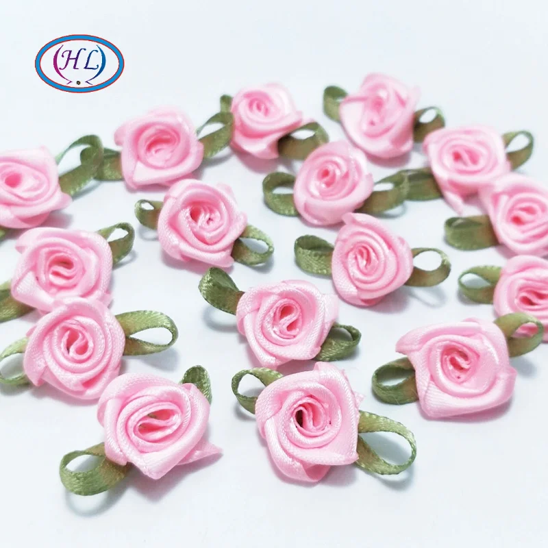 HL 100pcs Wholesale Retail Pink Rose Ribbon Flowers With Leaf Appliques Wedding Decoration DIY Sewing Crafts A989
HL 100pcs Wholesale Retail Pink Rose Ribbon Flowers With Leaf Appliques Wedding Decoration DIY Sewing Crafts A989
