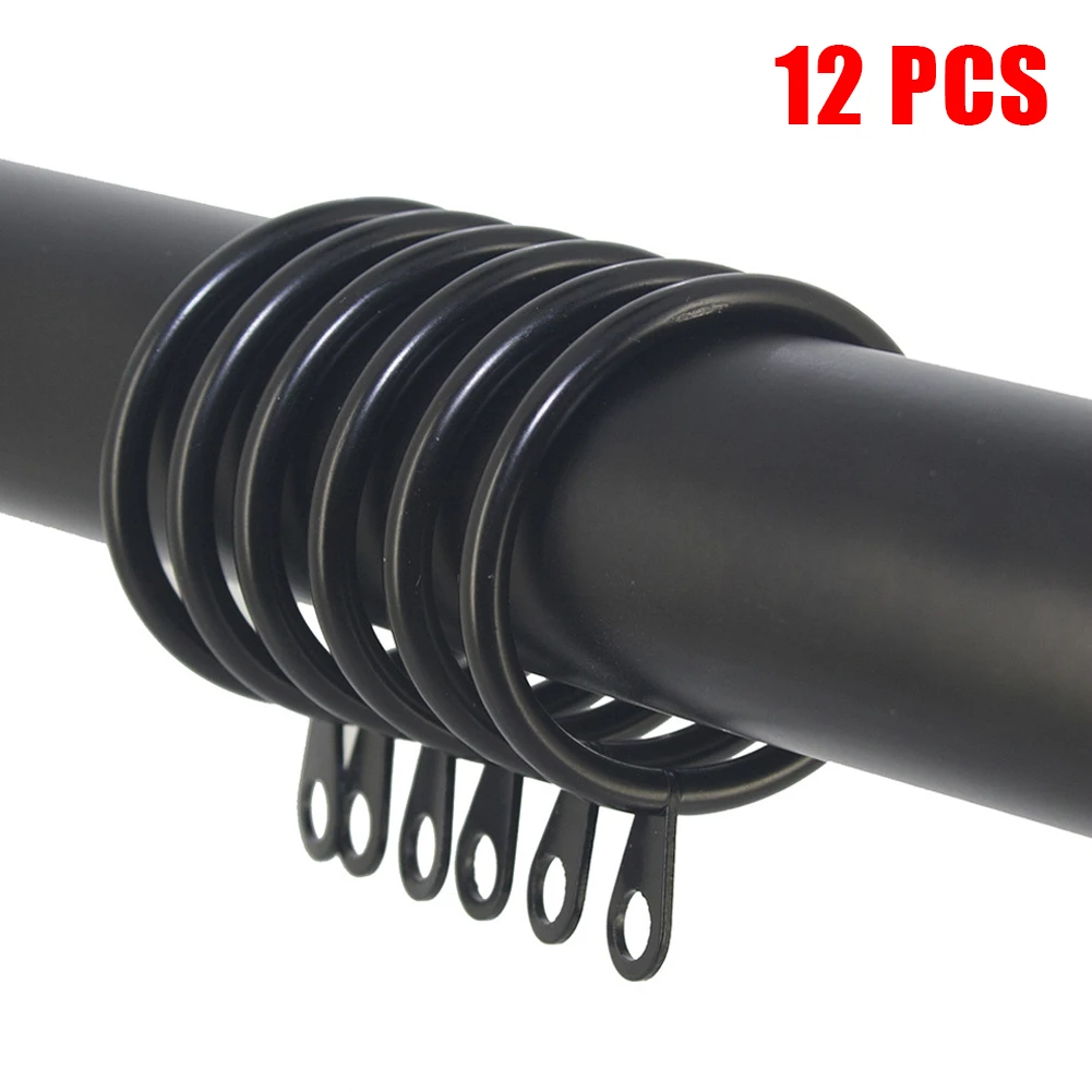 12/24pcs X Curtain Rings Hanging Hooks For Curtains Rods Pole Voile Heavy Duty Rings Curtain Hanger Hooks Hardware Tool
12/24pcs X Curtain Rings Hanging Hooks For Curtains Rods Pole Voile Heavy Duty Rings Curtain Hanger Hooks Hardware Tool