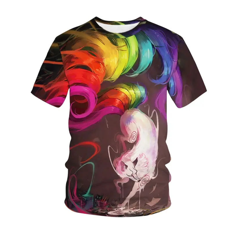 Animal Harajuku Fox T-Shirt Women Men O-Neck 3D Print Pattern Oversize Streetwear T Shirts Girl Boy Casual Kids Clothing Top
Animal Harajuku Fox T-Shirt Women Men O-Neck 3D Print Pattern Oversize Streetwear T Shirts Girl Boy Casual Kids Clothing Top