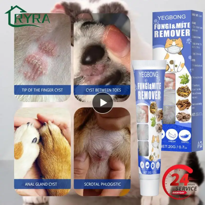 20ml Pet Mite Removing Cream Dog Cat Skin Disease Treat Cream Flea Lice Ointment Anti-itch Dermatitis Sterilizing Clean Repair
20ml Pet Mite Removing Cream Dog Cat Skin Disease Treat Cream Flea Lice Ointment Anti-itch Dermatitis Sterilizing Clean Repair