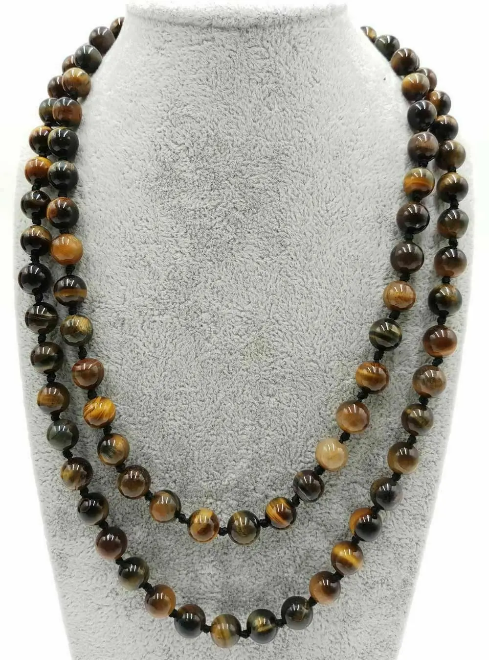 Natural 8mm Yellow Tiger's Eye Round Beads Necklace 32 Inches AAA+
Natural 8mm Yellow Tiger's Eye Round Beads Necklace 32 Inches AAA+