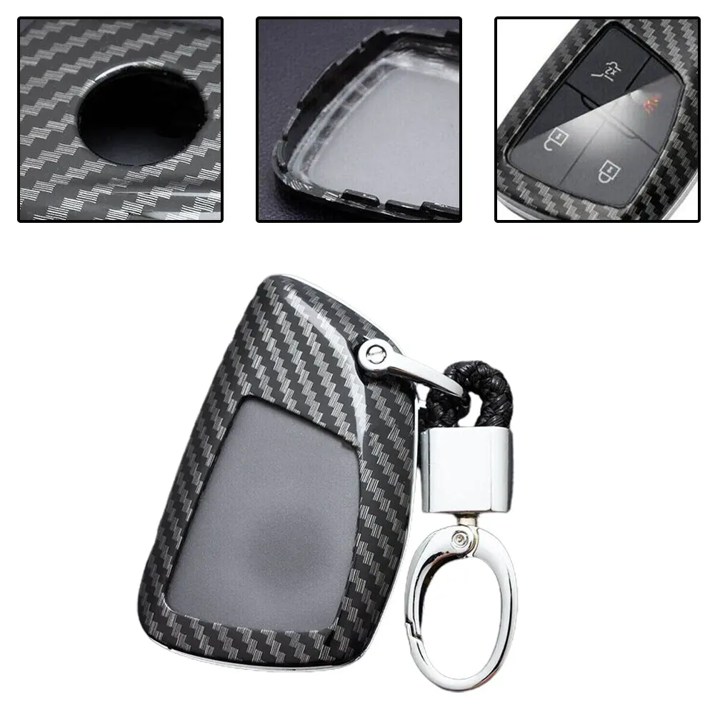 Carbon Fiber Car Key Fob Chain Cover Case For Chevrolet For GMC Key Chain Protection Decorative Sleeve
Carbon Fiber Car Key Fob Chain Cover Case For Chevrolet For GMC Key Chain Protection Decorative Sleeve