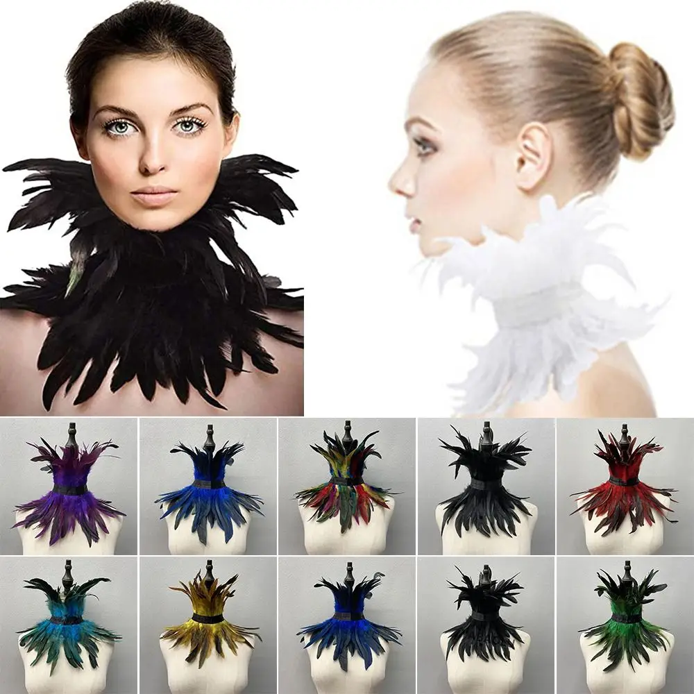 Fashion women Accessories Cosplay Gothic Clothes Fur Shawl Halloween Decor Feather Scarf
Fashion women Accessories Cosplay Gothic Clothes Fur Shawl Halloween Decor Feather Scarf