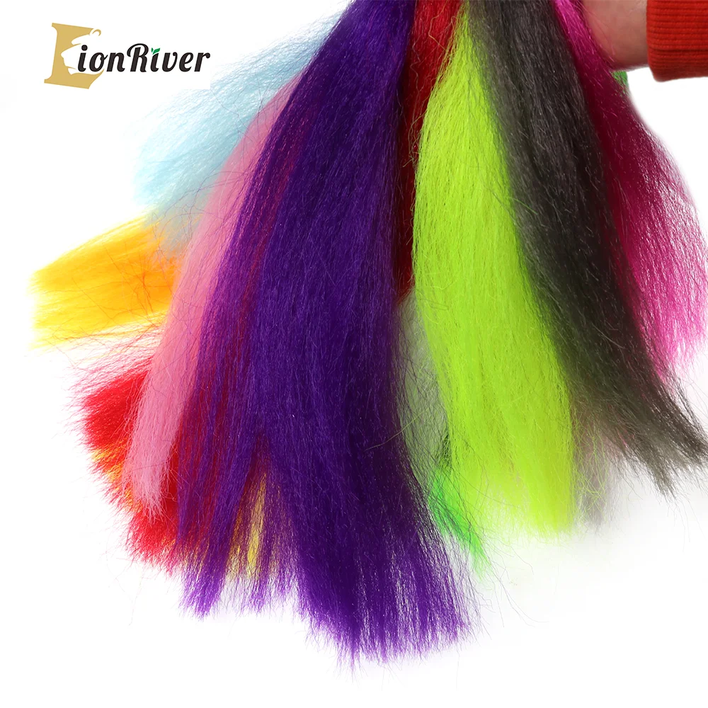 Lionriver Soft Synthetic Hair Fiber For Saltwater Flies Streamer Minnow Pike Fishing Lure Bait Jigging Hook Tying Material
Lionriver Soft Synthetic Hair Fiber For Saltwater Flies Streamer Minnow Pike Fishing Lure Bait Jigging Hook Tying Material
