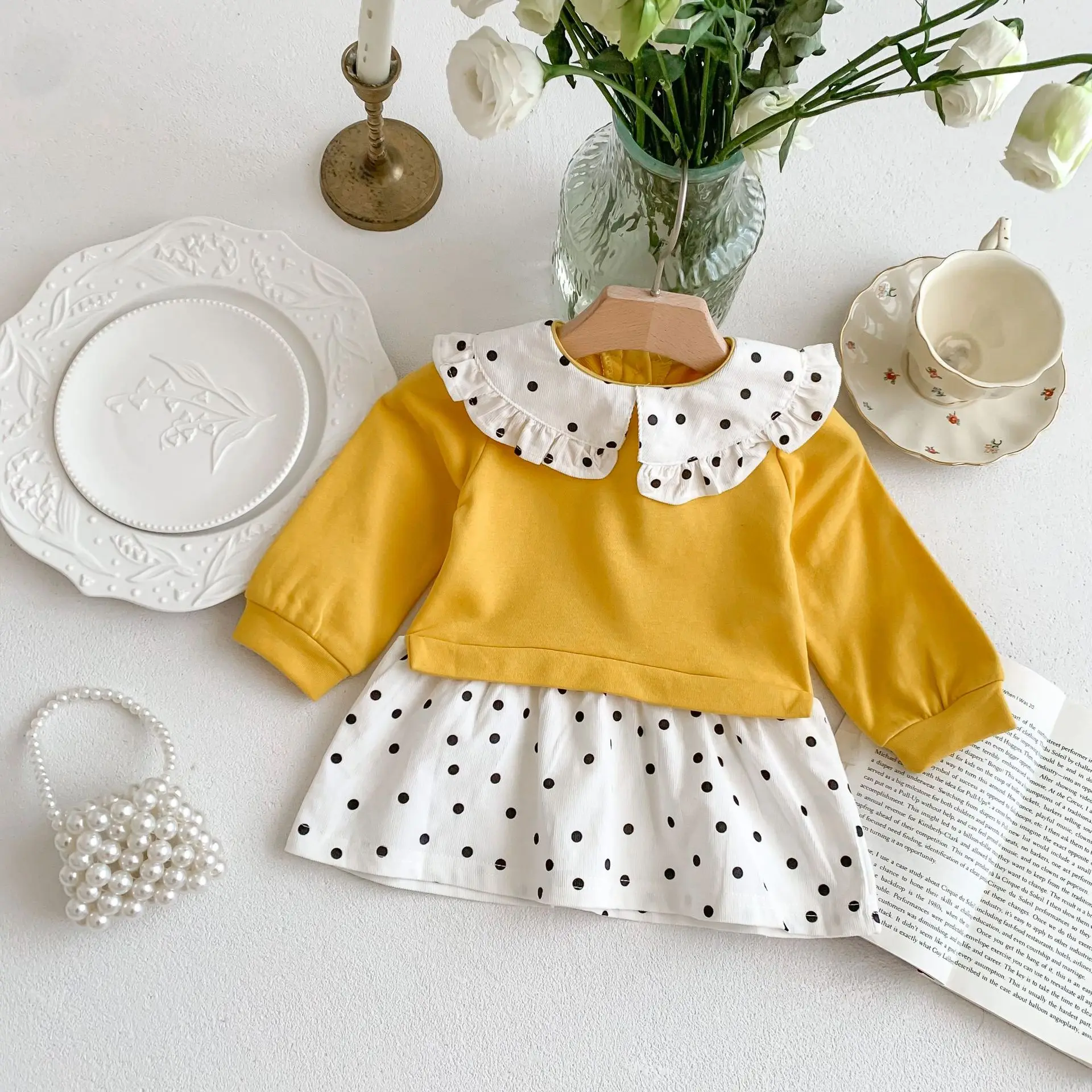 Милое платье из двух частей в горошек, весеннее Модное Новое мягкое милое платье для девочек, дизайнерские эксклюзивные Хлопковые Платья пр...
Милое платье из двух частей в горошек, весеннее Модное Новое мягкое милое платье для девочек, дизайнерские эксклюзивные Хлопковые Платья пр...