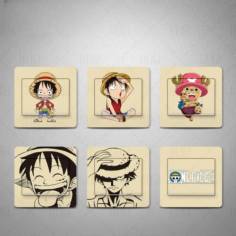 Riman One Piece Switch Self-adhesive Sticker Bedroom Living Room Socket Sticker Creative Cartoon Anime Switch Decorative Sticker
Riman One Piece Switch Self-adhesive Sticker Bedroom Living Room Socket Sticker Creative Cartoon Anime Switch Decorative Sticker