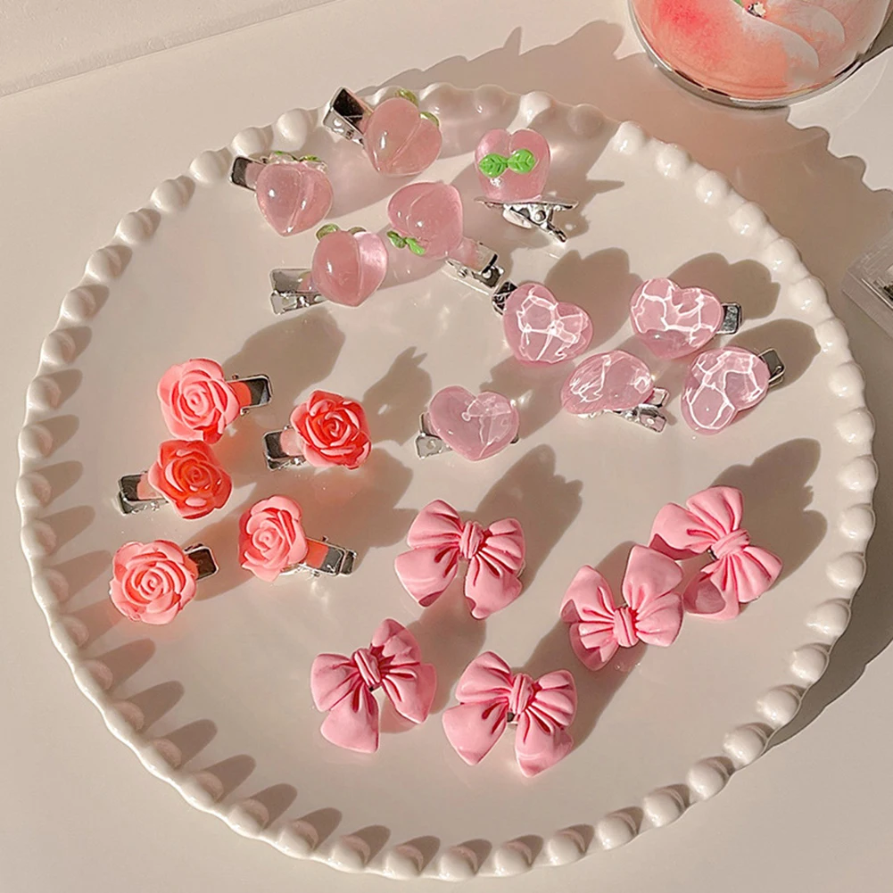 Flower Hairpin Set Duckbilled Hairpin Hair Clip Bow Hairpin Sweet Barrette Mini Hair Clip Hairgrips Hair Accessories Fashion
Flower Hairpin Set Duckbilled Hairpin Hair Clip Bow Hairpin Sweet Barrette Mini Hair Clip Hairgrips Hair Accessories Fashion