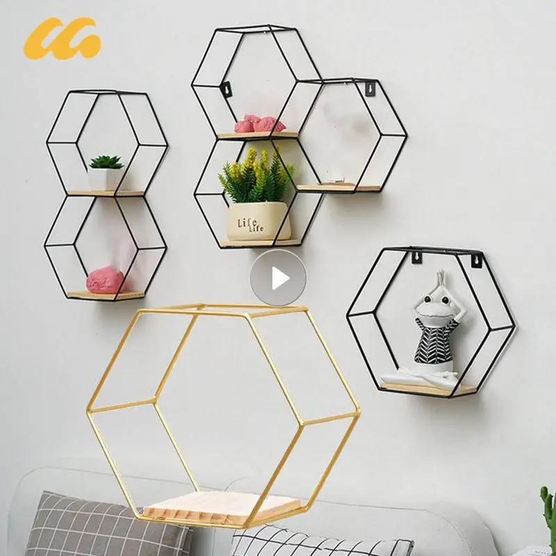 5pcs Floating Wall Shelf Sundries Storage Holder Living Room Home Decoration Wall Mounted Hexagon Shelf Handicraft Display Racks
5pcs Floating Wall Shelf Sundries Storage Holder Living Room Home Decoration Wall Mounted Hexagon Shelf Handicraft Display Racks
