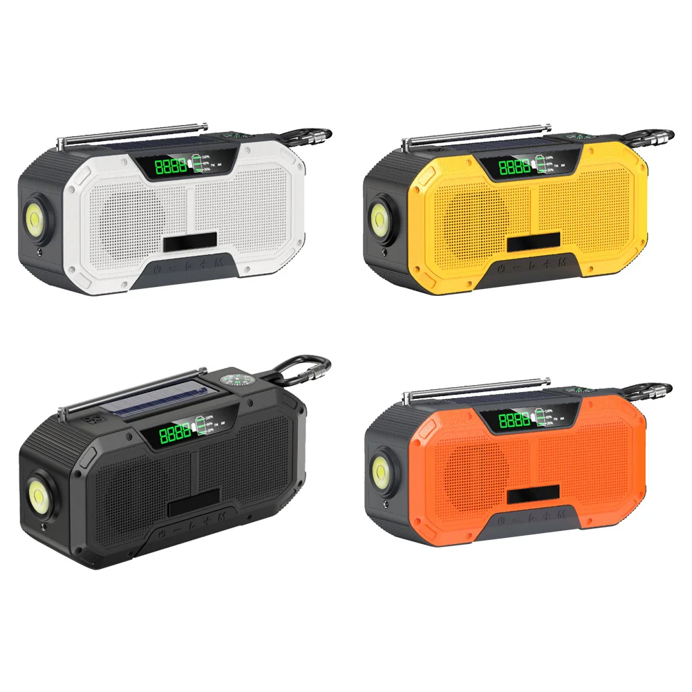 Multifunctional Radio Hand Crank Solar USB Charging FM AM WB NOAA Weather Radio Emergency LED FlashlightPower Bank
Multifunctional Radio Hand Crank Solar USB Charging FM AM WB NOAA Weather Radio Emergency LED FlashlightPower Bank