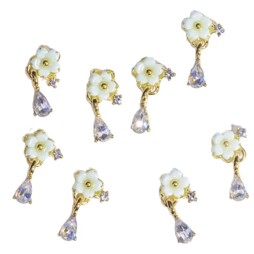 10Pcs White Flower Acrylic Nail Art Rhinestone Charms AB Star/Pearl /Shell/Starfish Alloy Nail Accessories DIY Manicure Decor
10Pcs White Flower Acrylic Nail Art Rhinestone Charms AB Star/Pearl /Shell/Starfish Alloy Nail Accessories DIY Manicure Decor