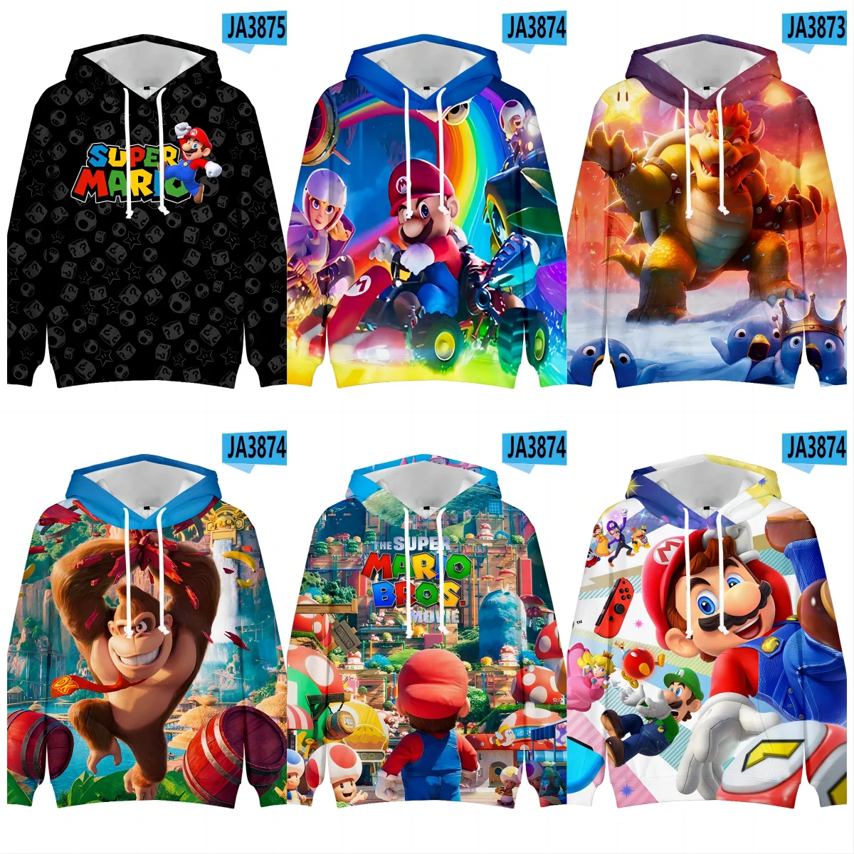 Anime Hoodie Unisex Spring Autumn Super Mario Oversized Sweatshirt for Men Women Streetwear HipHop Pullover
Anime Hoodie Unisex Spring Autumn Super Mario Oversized Sweatshirt for Men Women Streetwear HipHop Pullover