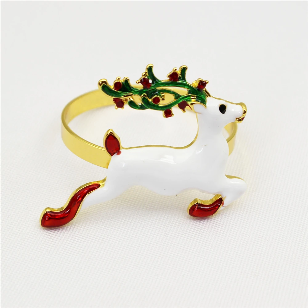 12pcs/Christmas White Deer Napkin Ring Western Food Decoration Table Decoration Suitable for Cocktail Party Holiday Party
12pcs/Christmas White Deer Napkin Ring Western Food Decoration Table Decoration Suitable for Cocktail Party Holiday Party
