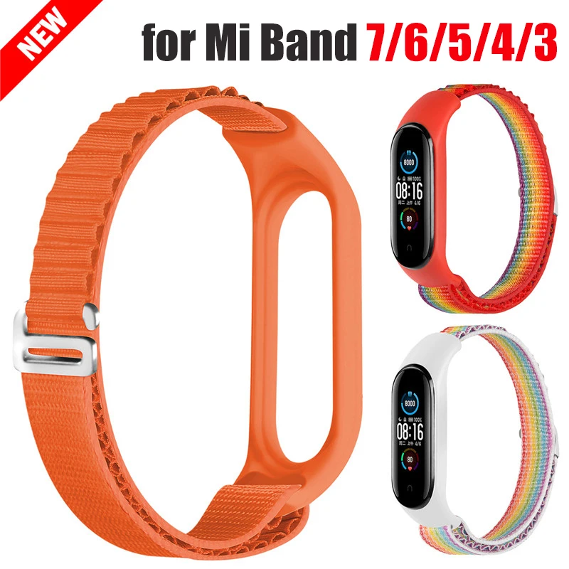 Alpine loop Nylon Strap For Xiaomi mi band 7 6 Smartwatch Watch Band Men Women Soft Sport Wris Bracelet correa Mi band 7 6 5 4 3
Alpine loop Nylon Strap For Xiaomi mi band 7 6 Smartwatch Watch Band Men Women Soft Sport Wris Bracelet correa Mi band 7 6 5 4 3