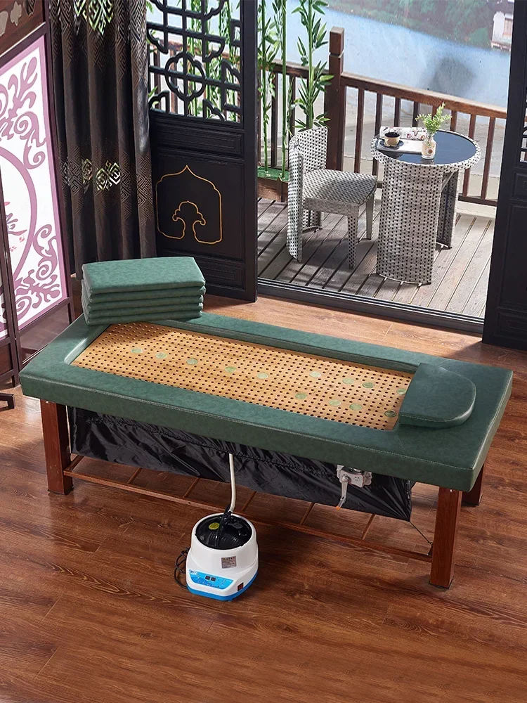 Специальная Паровая массажная кровать Moxibustion, терапевтическая кровать для всего тела, китайская медицина, Паровая кровать, Бездымная Имбирная мокса
Специальная Паровая массажная кровать Moxibustion, терапевтическая кровать для всего тела, китайская медицина, Паровая кровать, Бездымная Имбирная мокса