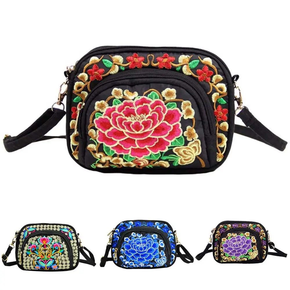 Women Crossbody Bag Ethnic Flower Embroidery Mini Canvas Shoulder Bag Phone Holder sac a main femme bolso mujer сумка женская
Women Crossbody Bag Ethnic Flower Embroidery Mini Canvas Shoulder Bag Phone Holder sac a main femme bolso mujer сумка женская
