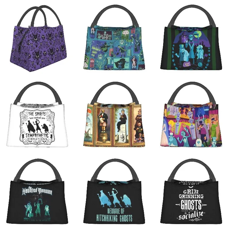Haunted Mansion Insulated Lunch Bag for Work Office Halloween Ghost Happy Haunts Resuable Cooler Thermal Bento Box Women
Haunted Mansion Insulated Lunch Bag for Work Office Halloween Ghost Happy Haunts Resuable Cooler Thermal Bento Box Women