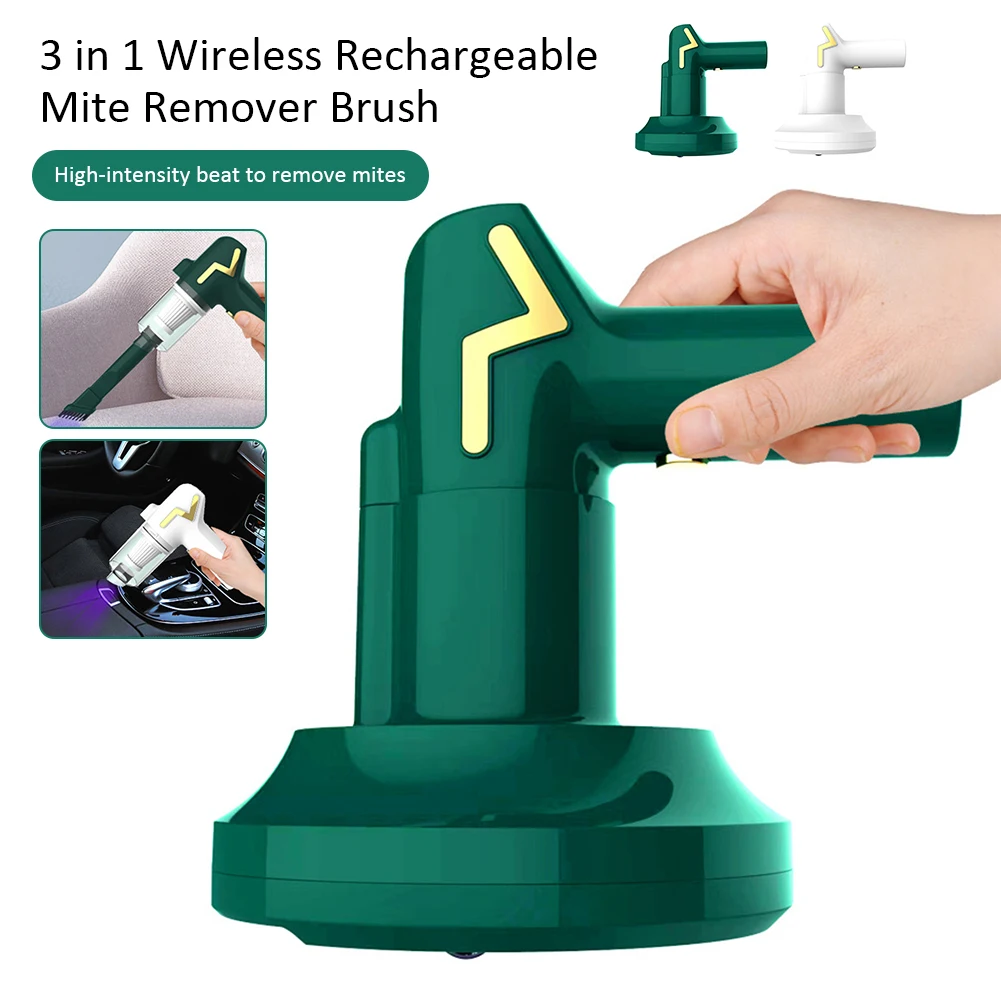 120W 3 in 1 Bed Vacuum Cleaner 2000PA Tick Mite Remover with UV Light USB Rechargeable Handheld Vacuum Home Cleaning Machine
120W 3 in 1 Bed Vacuum Cleaner 2000PA Tick Mite Remover with UV Light USB Rechargeable Handheld Vacuum Home Cleaning Machine