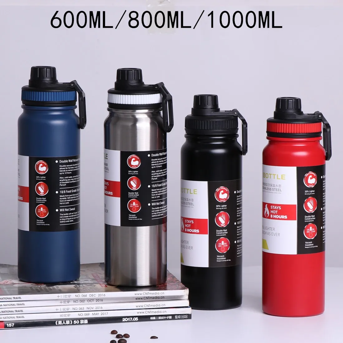 2023 Stainless Steel Thermal Bottle Outdoor Sports ther mos Kettle Large Capacity Creative Portable Space Cup Insulated Water
2023 Stainless Steel Thermal Bottle Outdoor Sports ther mos Kettle Large Capacity Creative Portable Space Cup Insulated Water