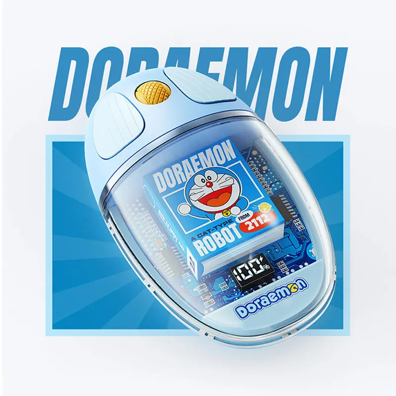 Doraemon Bluetooth 2.4G Wireless Mouse Silent Type C Rechargeable DPI 1200 Ergonomic Computer For iPAD Macbook Laptop Office
Doraemon Bluetooth 2.4G Wireless Mouse Silent Type C Rechargeable DPI 1200 Ergonomic Computer For iPAD Macbook Laptop Office