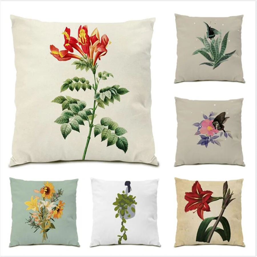 Pillowcase Velvet Home Decoration Pillow Cover Leaf Flower Series Cushion Covers 45x45 Polyester Linen Decorative Decor E0295
Pillowcase Velvet Home Decoration Pillow Cover Leaf Flower Series Cushion Covers 45x45 Polyester Linen Decorative Decor E0295