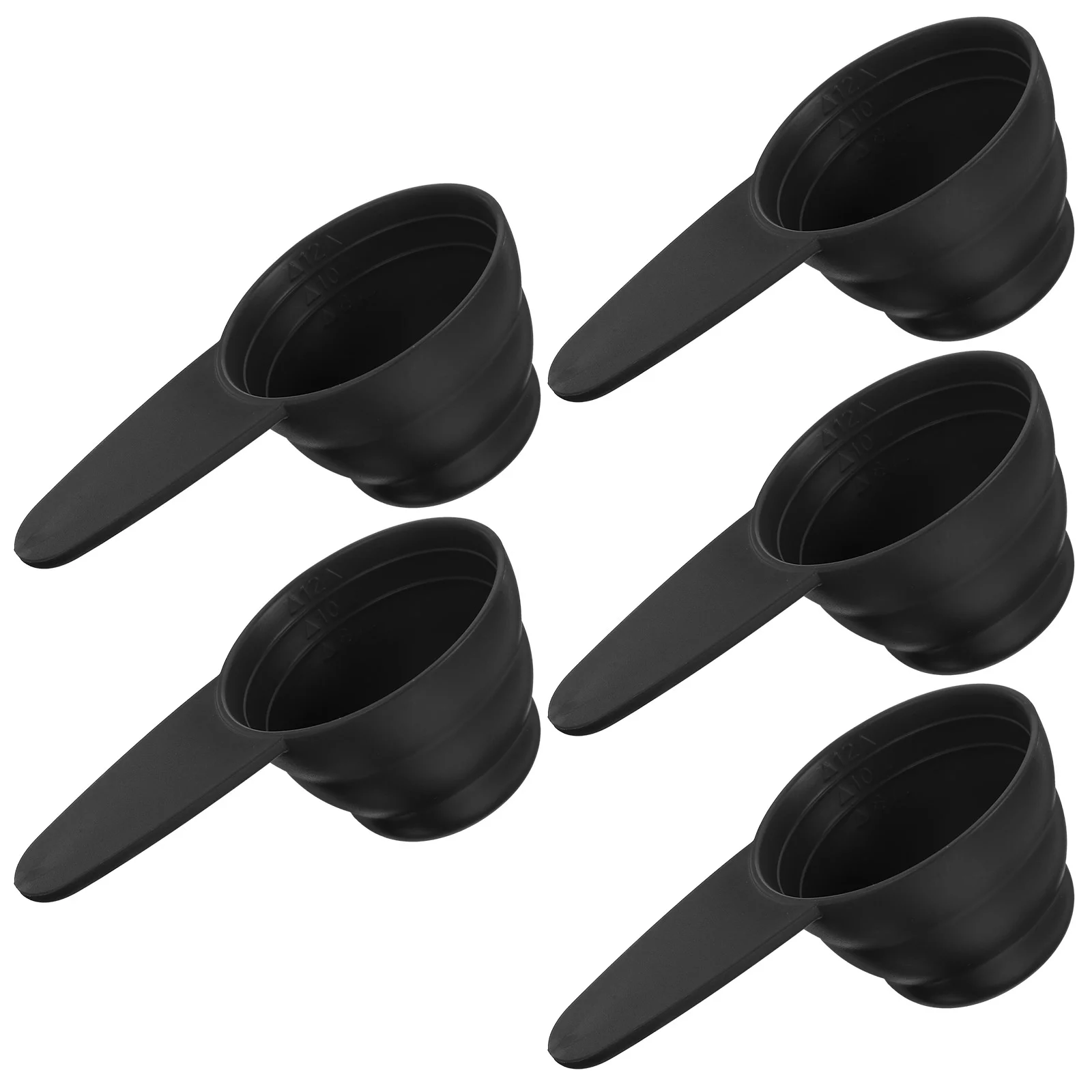 

5 Pcs Plastic Measuring Spoon Small Scoop Tablespoon Candy Disposable 1/4 Cup 2 Spoons Abs Measure 1/3 Mini Scoops