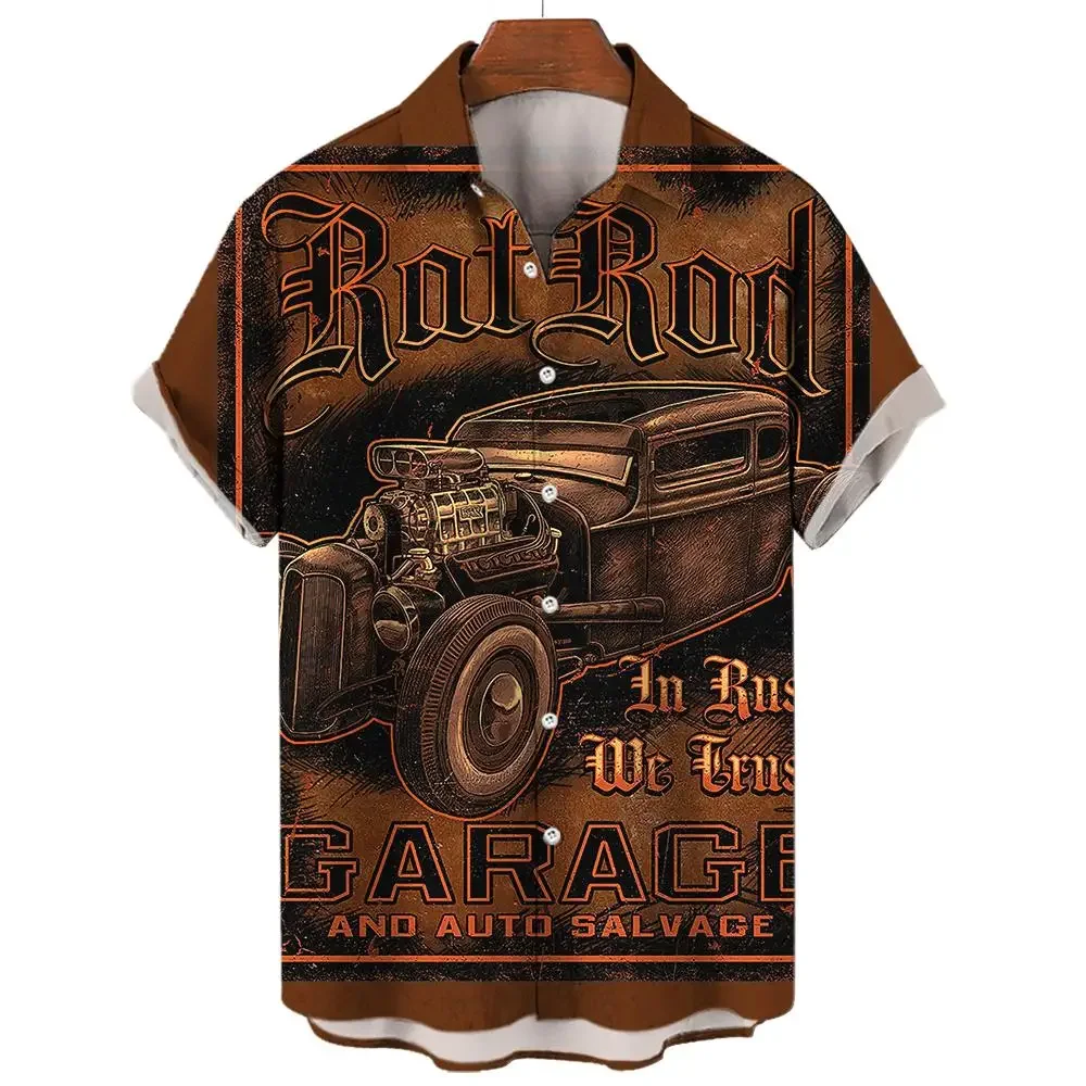 Men's Casual Shirt Motorcycle Tees Streetwear Graphic Street Beach Fashion Short Sleeves Lapel Button-down Shirt Man Tops Summer
Men's Casual Shirt Motorcycle Tees Streetwear Graphic Street Beach Fashion Short Sleeves Lapel Button-down Shirt Man Tops Summer