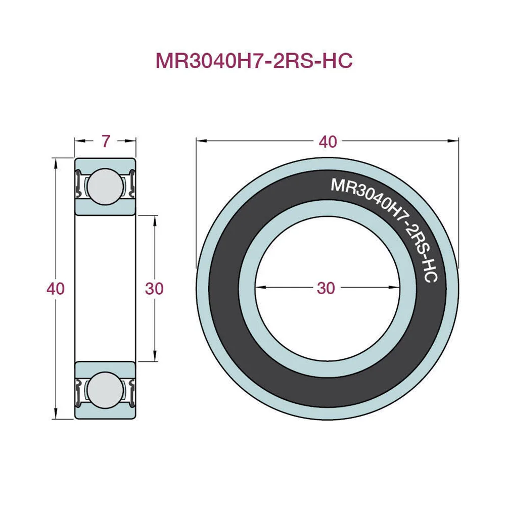 New Bicycle Bottom Bracket Bearing 30x40x7mm 3040H7-2RS Steel Bike Bearing For-SRAM DUB Bike Parts Cycling Accessories
New Bicycle Bottom Bracket Bearing 30x40x7mm 3040H7-2RS Steel Bike Bearing For-SRAM DUB Bike Parts Cycling Accessories