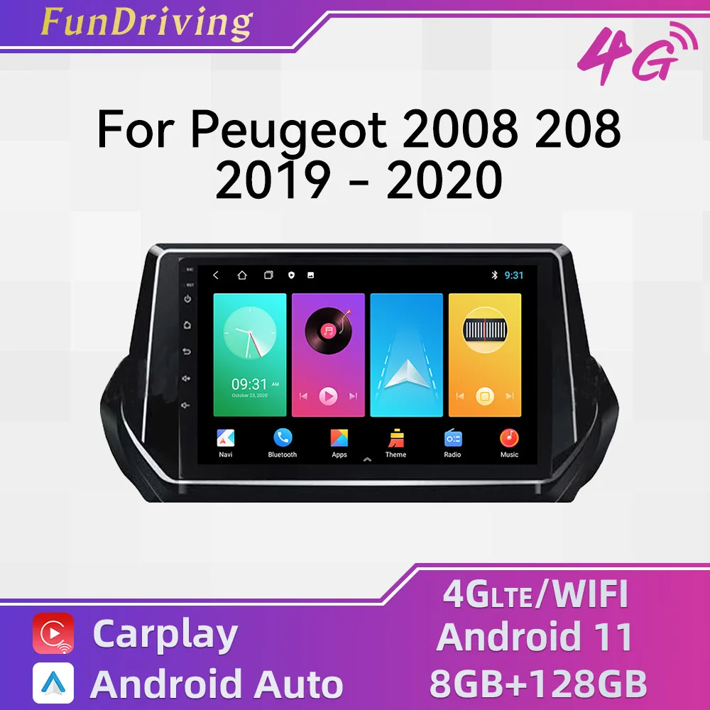 Автомагнитола для Peugeot 2008 208 2019-2020, 2 Din, Android, мультимедийный проигрыватель, навигация, GPS, Wi-Fi, головное устройство, Авторадио
Автомагнитола для Peugeot 2008 208 2019-2020, 2 Din, Android, мультимедийный проигрыватель, навигация, GPS, Wi-Fi, головное устройство, Авторадио