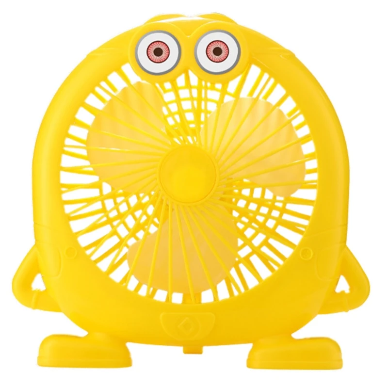 Portable Mini USB Desktop Fan USB Rechargeable 3 Wind Speeds Cute Minions-shaped Design USB Table Fan for Home Office
Portable Mini USB Desktop Fan USB Rechargeable 3 Wind Speeds Cute Minions-shaped Design USB Table Fan for Home Office