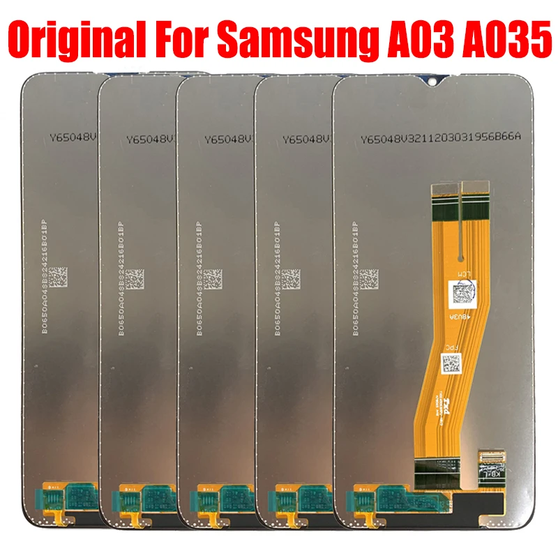 Оригинальный ЖК-дисплей для Samsung Galaxy A03 A035 SM-A035F/DS A035M A035F, ЖК-дисплей, матричный сенсорный экран, дигитайзер, панель в сборе, 5 шт.
Оригинальный ЖК-дисплей для Samsung Galaxy A03 A035 SM-A035F/DS A035M A035F, ЖК-дисплей, матричный сенсорный экран, дигитайзер, панель в сборе, 5 шт.