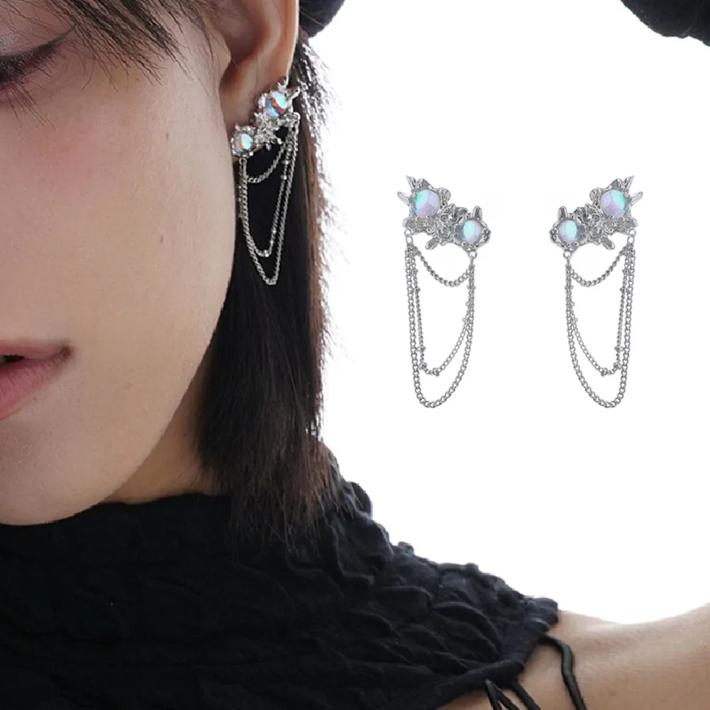 Fashion Niche Design Tassel Dangle Earrings Elegant Temperament Women Moonstone Chain Drop Earring Party Birthday Jewelry Gift
Fashion Niche Design Tassel Dangle Earrings Elegant Temperament Women Moonstone Chain Drop Earring Party Birthday Jewelry Gift