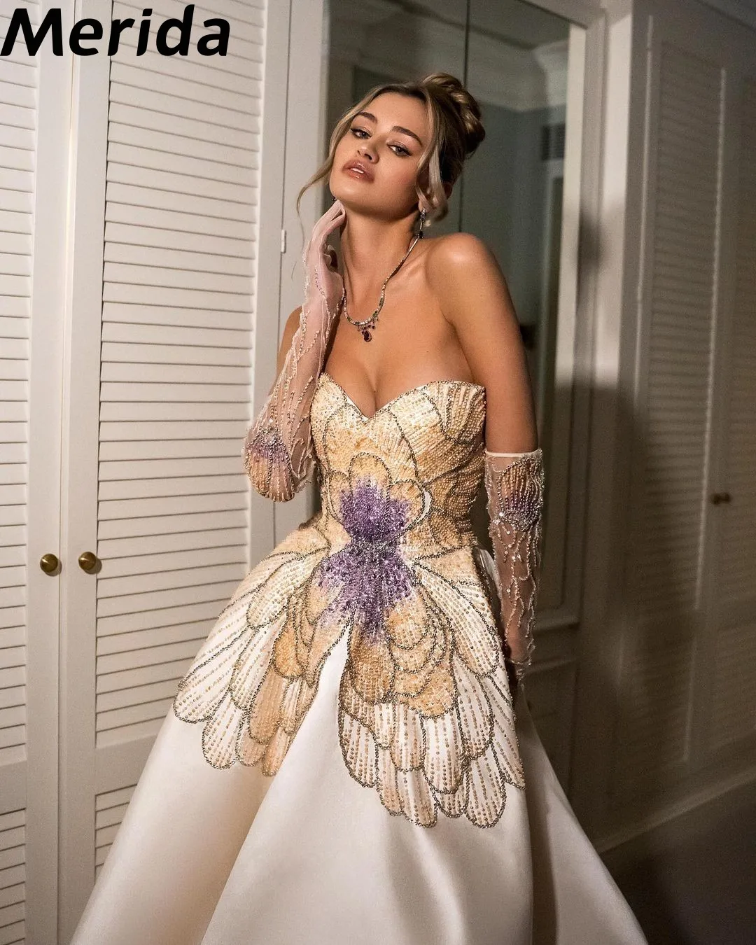 Luxury Evening Dresses Champagne A-Line Beads Sequins Purple Prom Dresses Sweetheart Party Gown For Eid فساتين مناسبة رسمية
Luxury Evening Dresses Champagne A-Line Beads Sequins Purple Prom Dresses Sweetheart Party Gown For Eid فساتين مناسبة رسمية