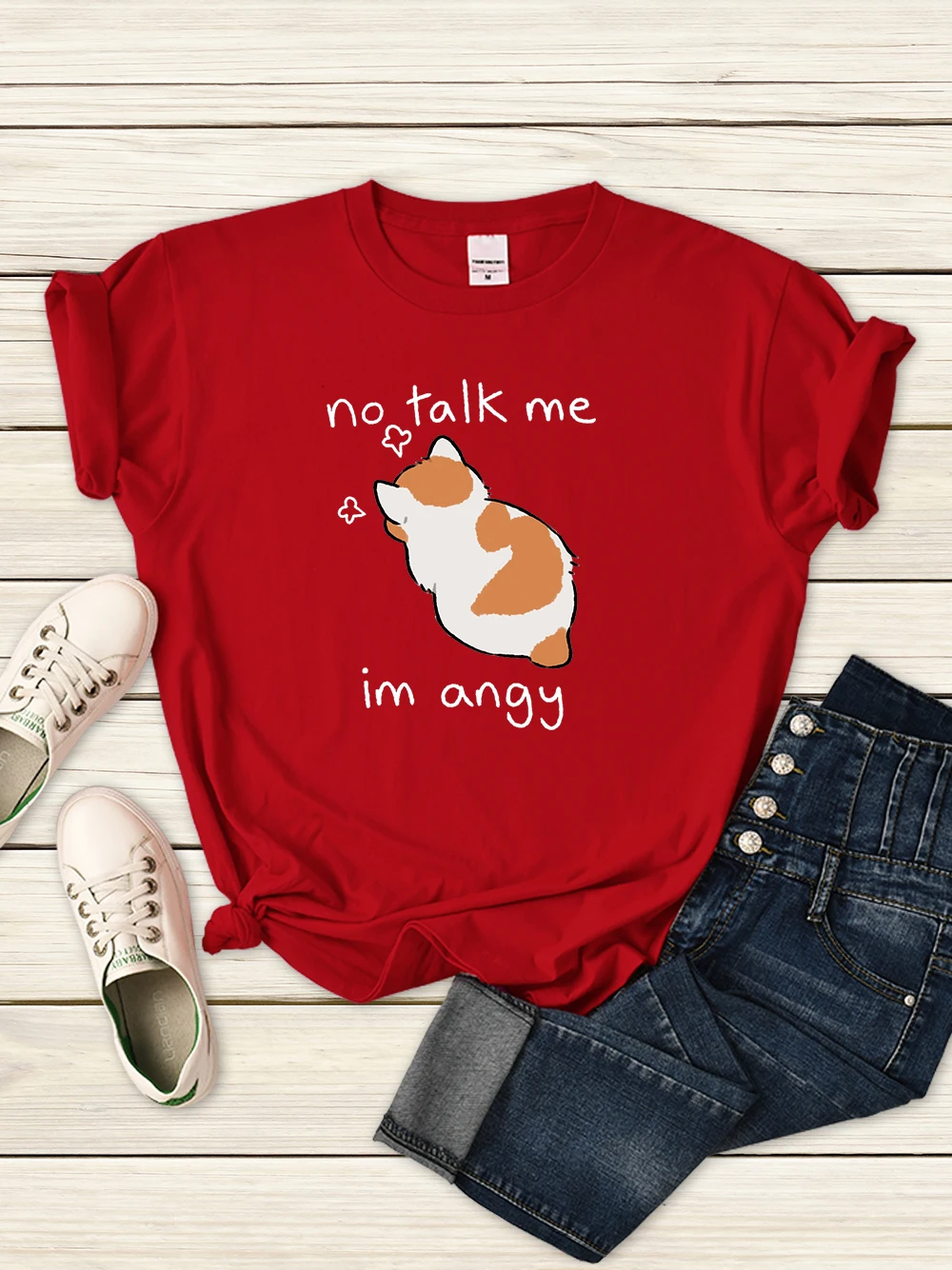 Tsundere Cat No Talk Me Im Angy Women Tshirt Harajuku Fashion Short Sleeve Fashion Cool Streetwear Casual Harajuku Tshirt Female
Tsundere Cat No Talk Me Im Angy Women Tshirt Harajuku Fashion Short Sleeve Fashion Cool Streetwear Casual Harajuku Tshirt Female