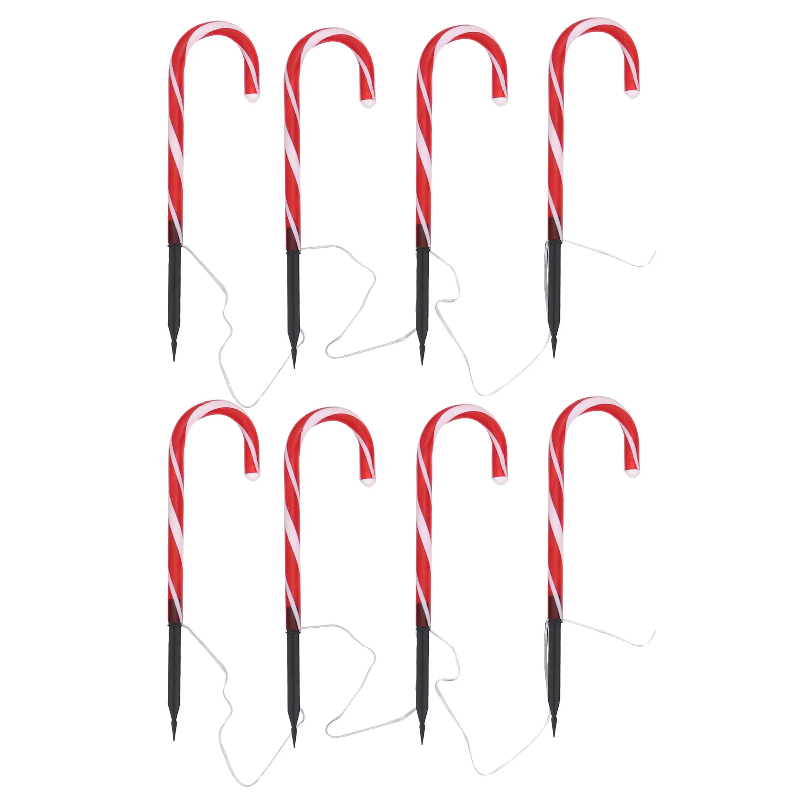 8PCS LED Crutch Lamp Candy Cane String Lights Christmas Lawn Lights Pathway Candy Cane Holiday Walkway Lights
8PCS LED Crutch Lamp Candy Cane String Lights Christmas Lawn Lights Pathway Candy Cane Holiday Walkway Lights