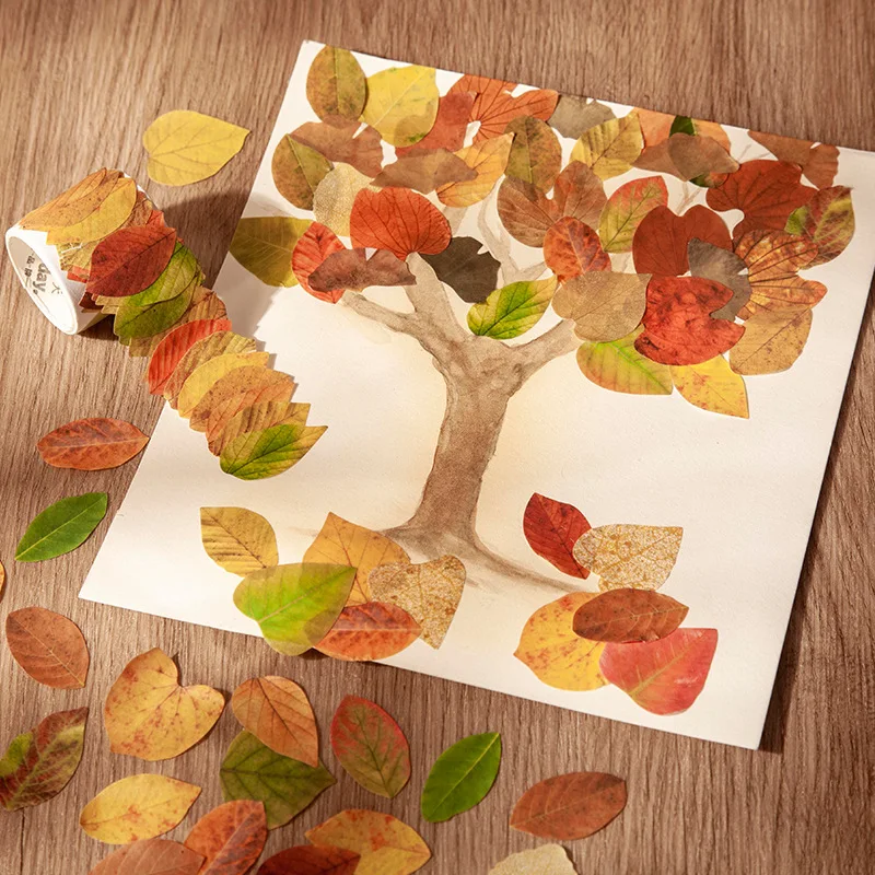 50 Pcs/roll Retro Fallen Leaves Decorative Adhesive Tape Masking Washi Tape Diy Scrapbooking Sticker Label Japanese Stationery
50 Pcs/roll Retro Fallen Leaves Decorative Adhesive Tape Masking Washi Tape Diy Scrapbooking Sticker Label Japanese Stationery
