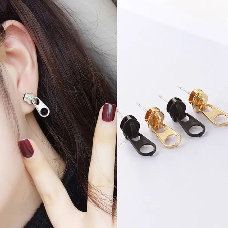 2023 Personality Vintage Punk Hip Hop Metal Alloy Zipper Shape Studs Earring For Girl Women Fashion Jewelry
2023 Personality Vintage Punk Hip Hop Metal Alloy Zipper Shape Studs Earring For Girl Women Fashion Jewelry