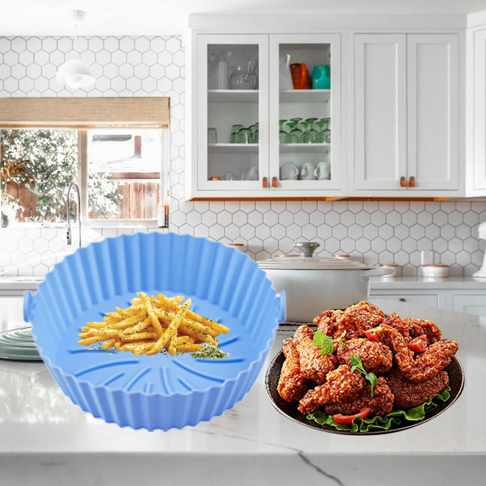 Air Fryer Silicone Pot Replacement For Air Fryer Paper Liners Safe Reusable Fryer Basket Easy Cleaning Oven Microwave Accessory
Air Fryer Silicone Pot Replacement For Air Fryer Paper Liners Safe Reusable Fryer Basket Easy Cleaning Oven Microwave Accessory