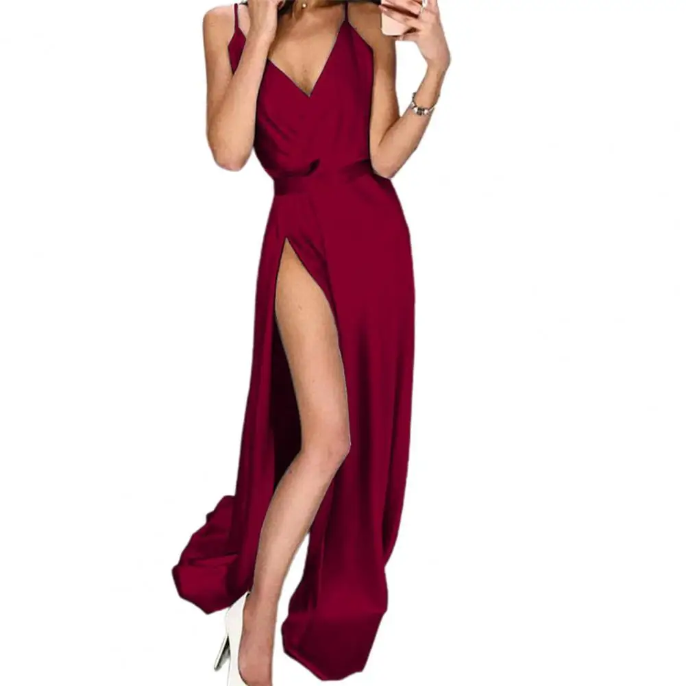 Сексуальное женское платье на бретельках с V-образным вырезом и высоким разрезом, вечернее платье без рукавов с V-образным вырезом, платье в ...
Сексуальное женское платье на бретельках с V-образным вырезом и высоким разрезом, вечернее платье без рукавов с V-образным вырезом, платье в ...