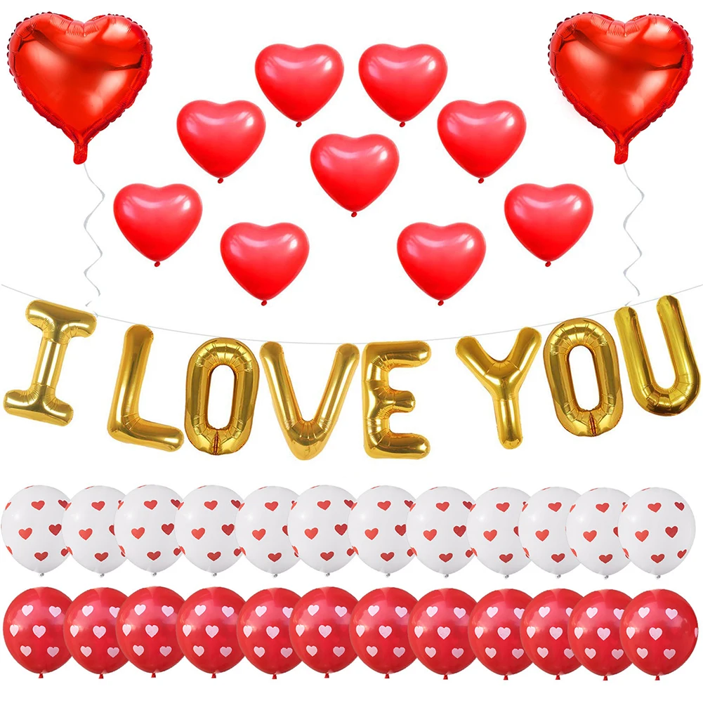 46pcs Valentine's Day Balloons Set Heart Foil Latex Balloons for Valentine's Day Decoration, Wedding Party, Proposal Decor
46pcs Valentine's Day Balloons Set Heart Foil Latex Balloons for Valentine's Day Decoration, Wedding Party, Proposal Decor