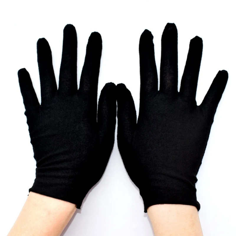 652F 12 Pairs Black Formal Gloves Tuxedo Costume Honor Guard Parade Men Women Coin Jewelry Inspection Winter Stretch Mittens
652F 12 Pairs Black Formal Gloves Tuxedo Costume Honor Guard Parade Men Women Coin Jewelry Inspection Winter Stretch Mittens