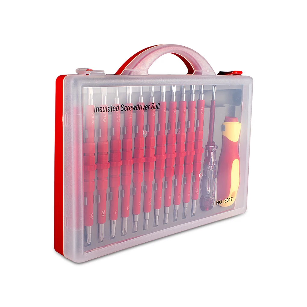 Набор бит для отвертки 26 шт./компл., изоляционная отвертка, многофункциональная электронная портативная Бытовая отвертка с чехлом для хране... 
Набор бит для отвертки 26 шт./компл., изоляционная отвертка, многофункциональная электронная портативная Бытовая отвертка с чехлом для хране...